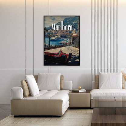 Flex Designs Poster Monaco Formula One 11 x 17" Home Goods - Sports  Poster