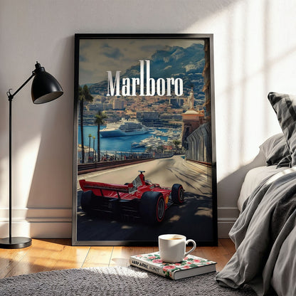 Flex Designs Poster Monaco Formula One 11 x 17" Home Goods - Sports  Poster