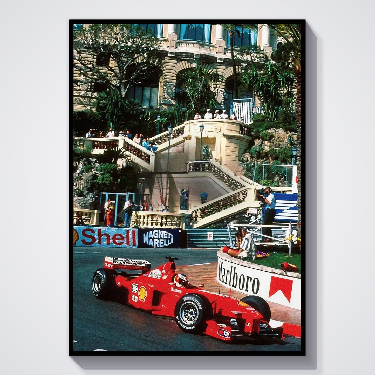 Flex Designs Poster Monaco Grand Prix Ferrari 11 x 17" Home Goods - Sports  Poster