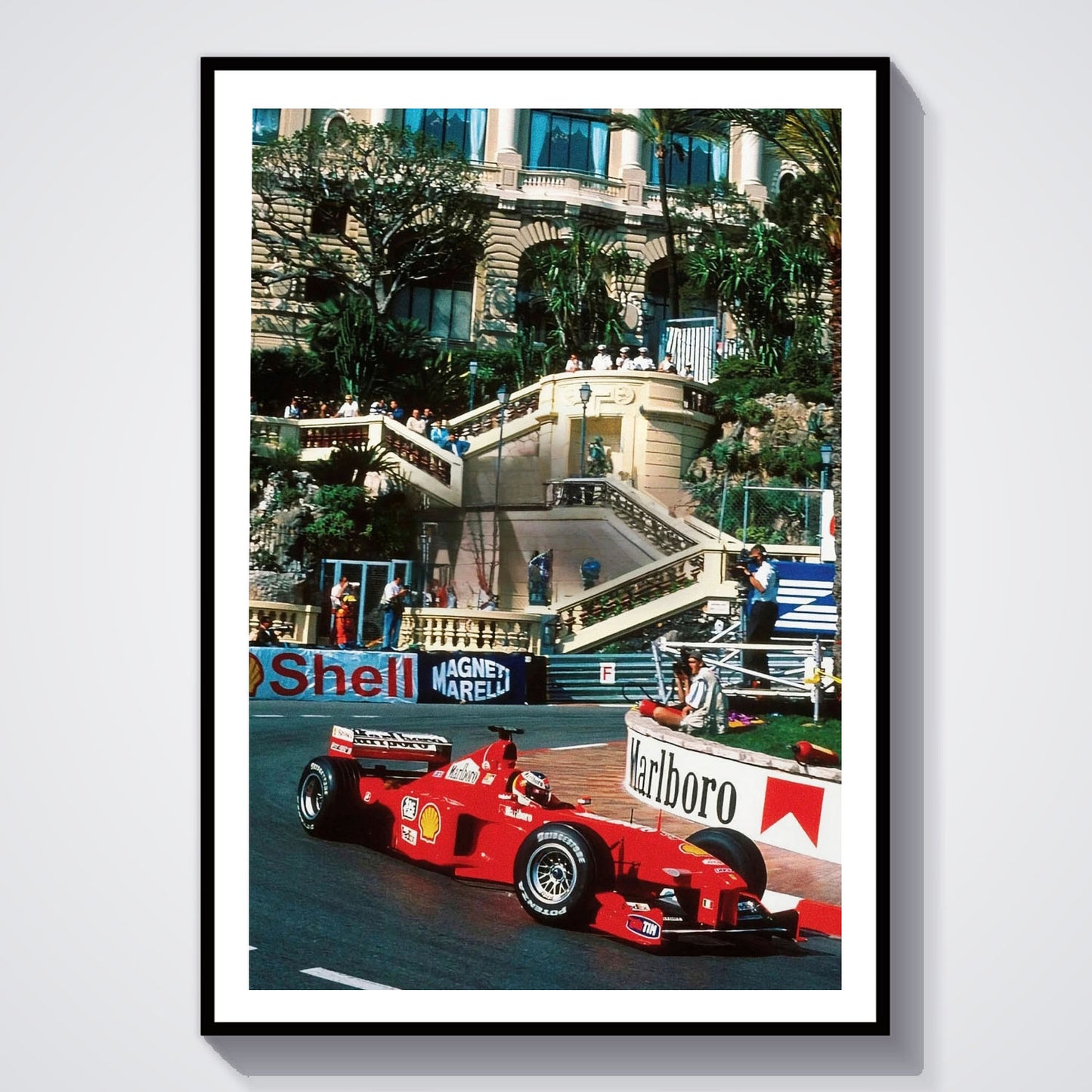 Flex Designs Poster Monaco Grand Prix Ferrari 5 x 7" Home Goods - Sports  Poster