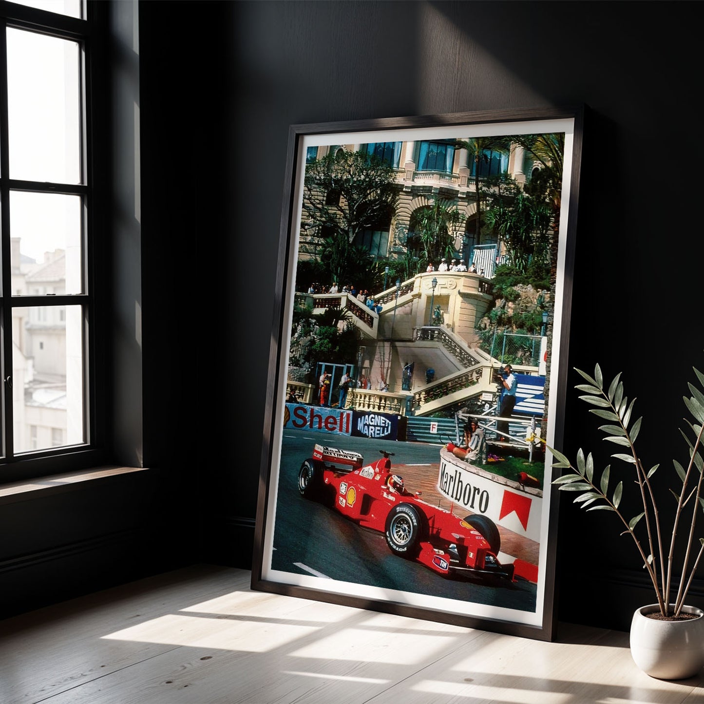 Flex Designs Poster Monaco Grand Prix Ferrari 5 x 7" Home Goods - Sports  Poster