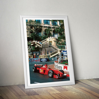 Flex Designs Poster Monaco Grand Prix Ferrari 5 x 7" Home Goods - Sports  Poster