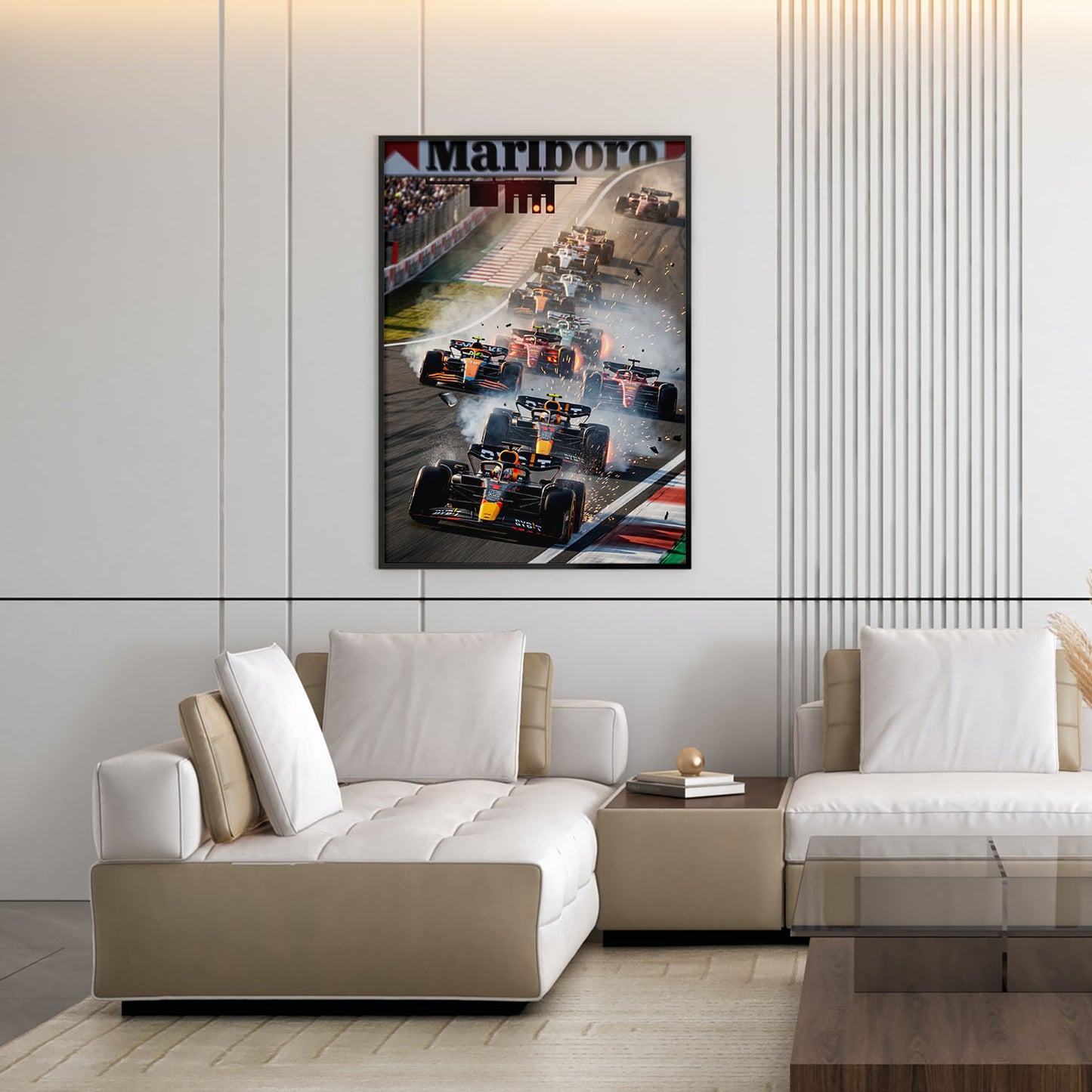 Flex Designs Poster Classic Formula One Race 11 x 17" Home Goods - Sports  Poster