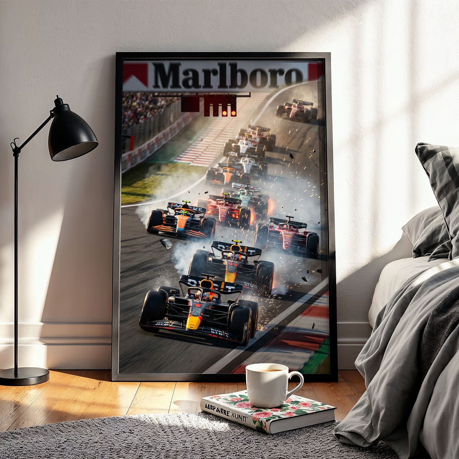 Flex Designs Poster Classic Formula One Race 11 x 17" Home Goods - Sports  Poster