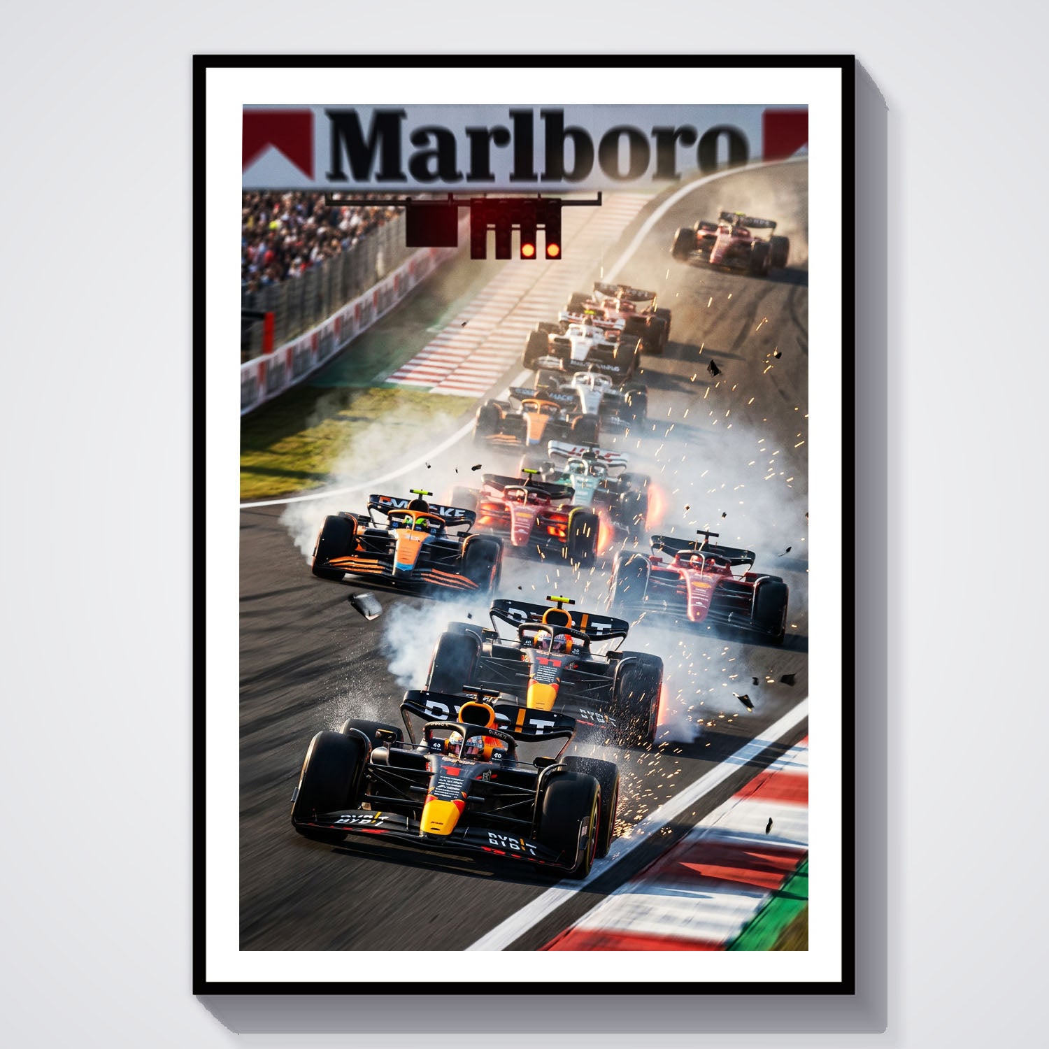 Flex Designs Poster Classic Formula One Race 5 x 7" Home Goods - Sports  Poster