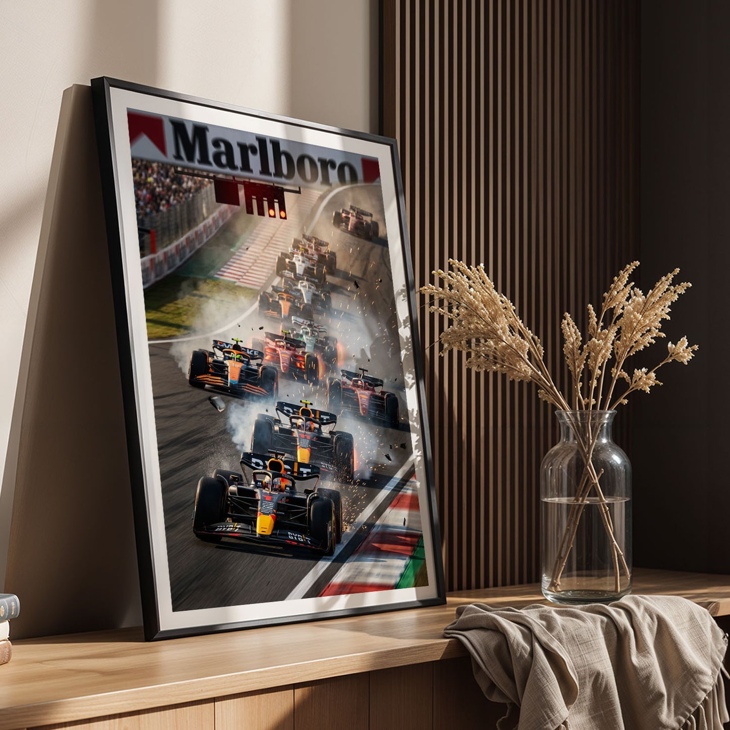 Flex Designs Poster Classic Formula One Race 11 x 17" Home Goods - Sports  Poster