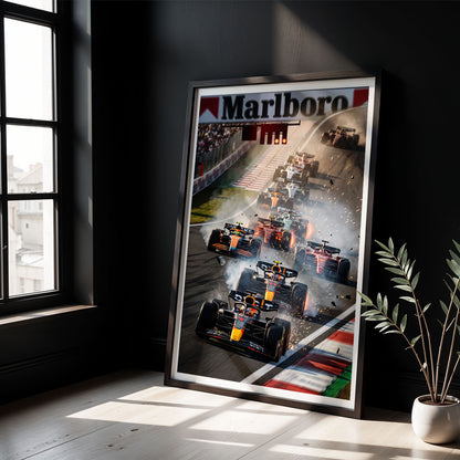 Flex Designs Poster Classic Formula One Race 5 x 7" Home Goods - Sports  Poster