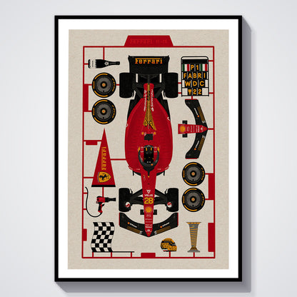 Flex Designs Poster Formula One Car 5 x 7" Home Goods - Sports  Poster