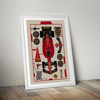 Flex Designs Poster Formula One Car 5 x 7" Home Goods - Sports  Poster