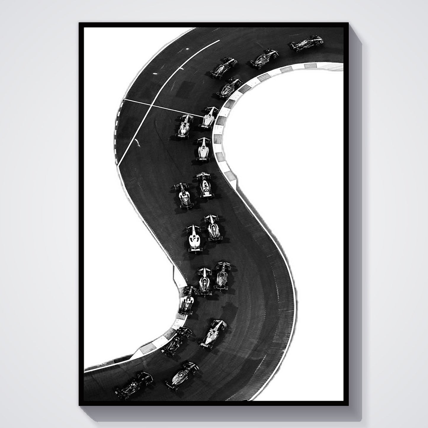 Flex Designs Poster F1 Ariel 11 x 17" Home Goods - Sports  Poster