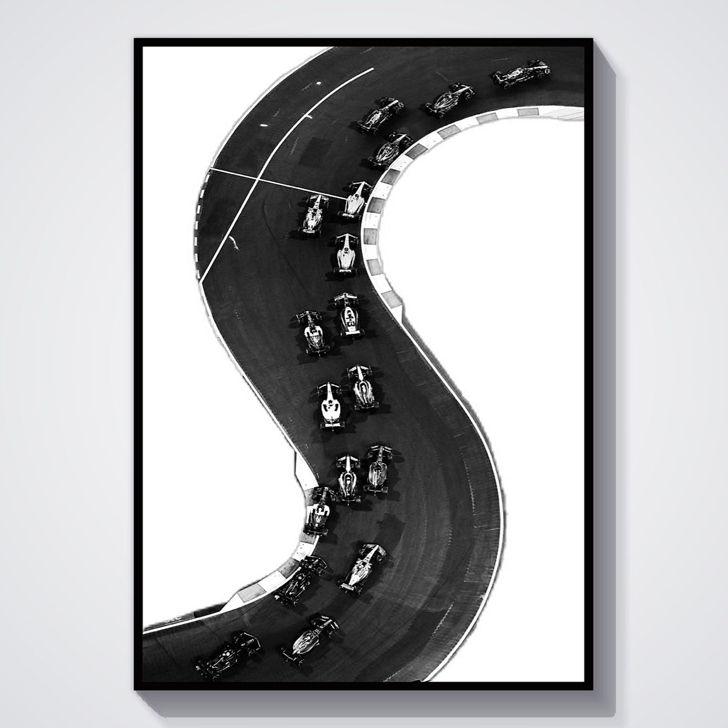 Flex Designs Poster F1 Ariel 11 x 17" Home Goods - Sports  Poster