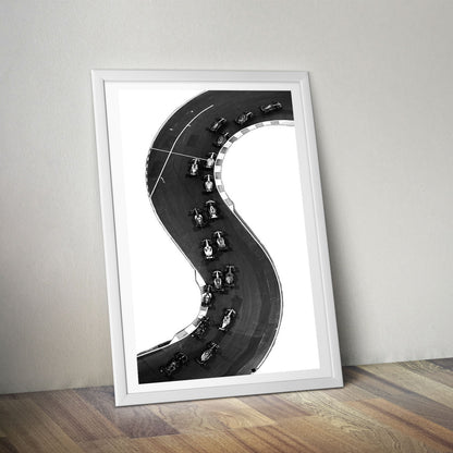 Flex Designs Poster F1 Ariel 5 x 7" Home Goods - Sports  Poster
