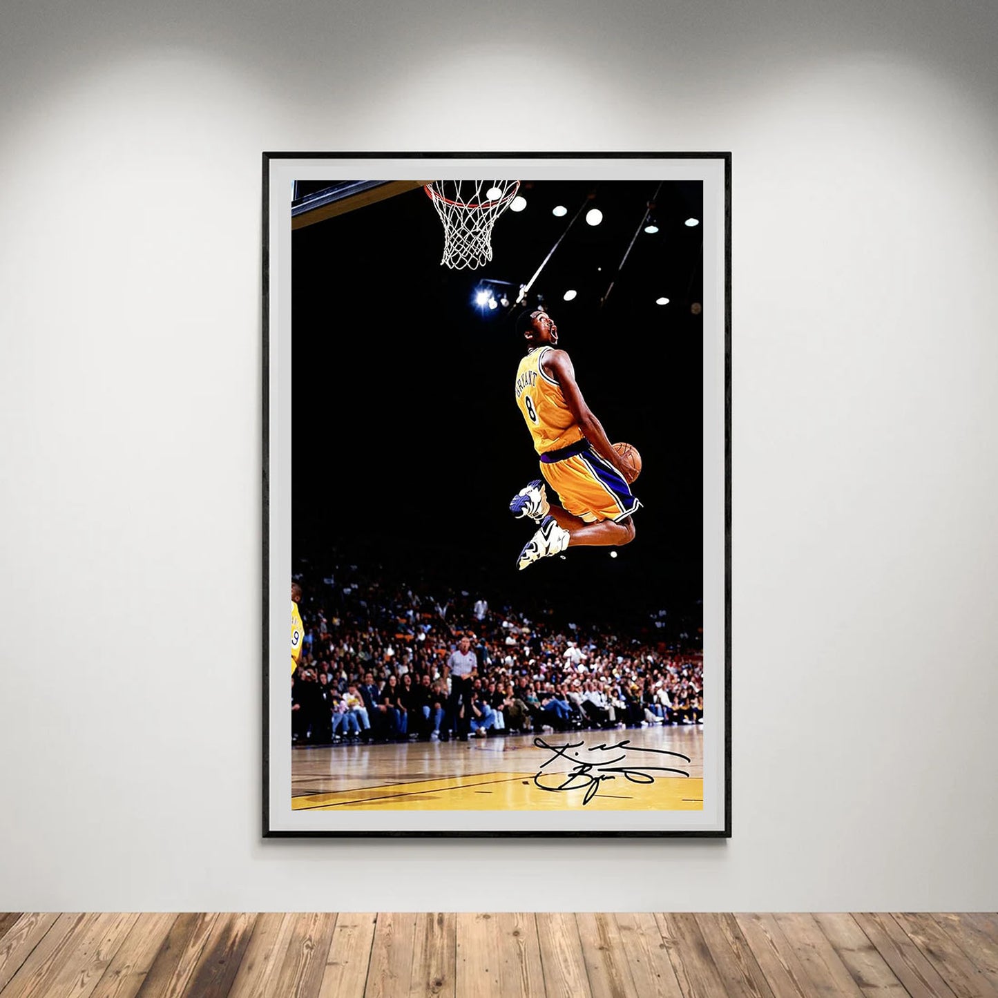 Flex Designs Poster Vintage Kobe Byrant LA Lakers 5 x 7" Home Goods - Sports  Poster