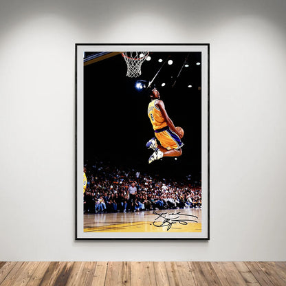 Flex Designs Poster Vintage Kobe Byrant LA Lakers 5 x 7" Home Goods - Sports  Poster
