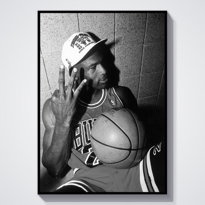 Flex Designs Poster Vintage Michael Jordan Celebration 11 x 17" Home Goods - Sports  Poster