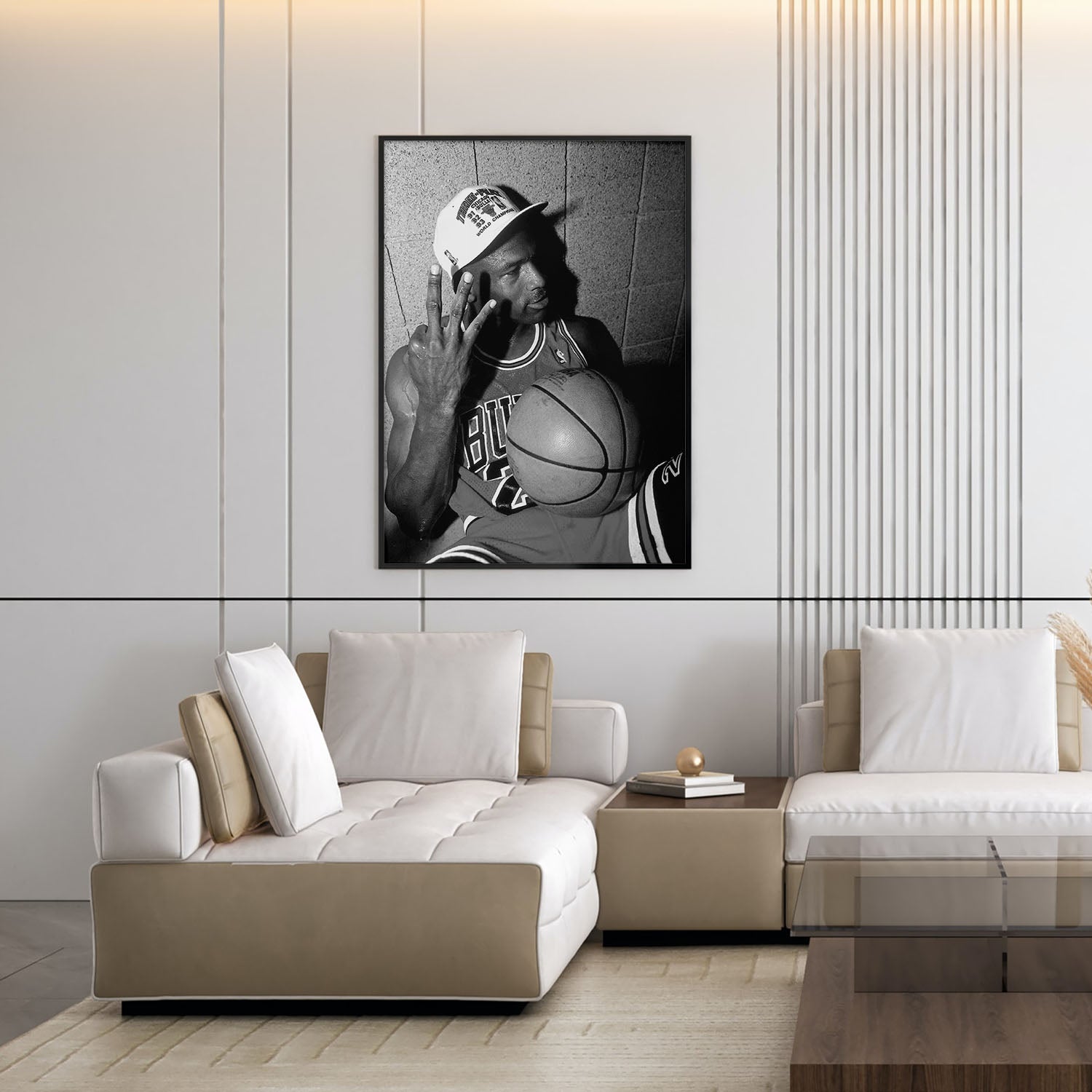 Flex Designs Poster Vintage Michael Jordan Celebration 11 x 17" Home Goods - Sports  Poster