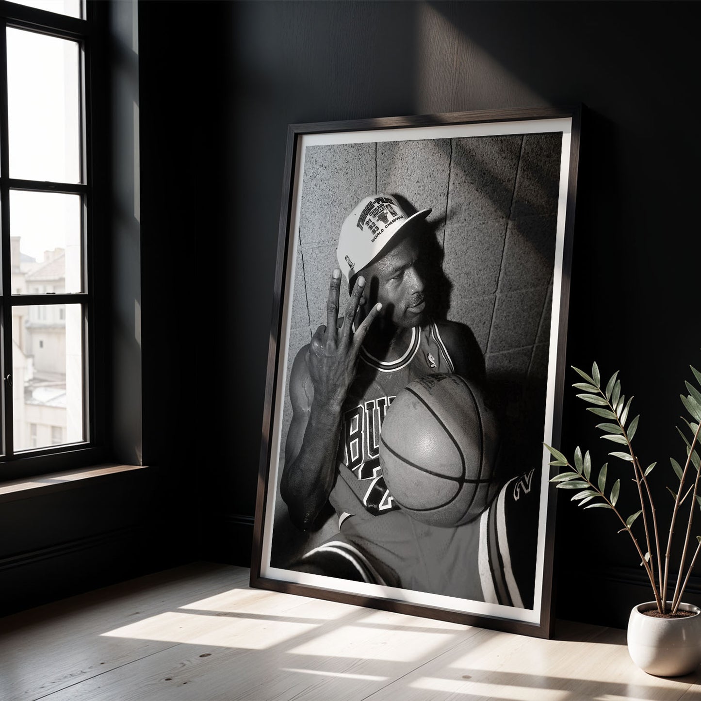 Flex Designs Poster Vintage Michael Jordan Celebration 5 x 7" Home Goods - Sports  Poster