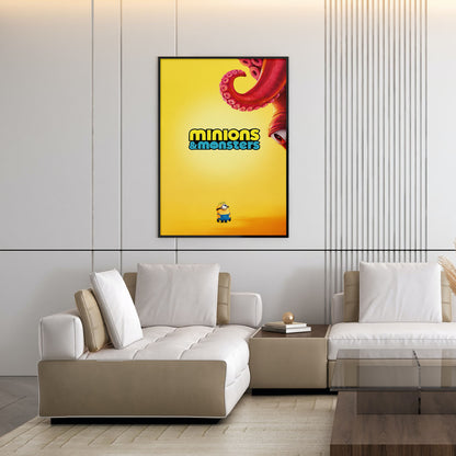 Flex Designs Poster Minions & Monsters Cinematic 11 x 17" Home Goods - Movie 2026 Movie Poster