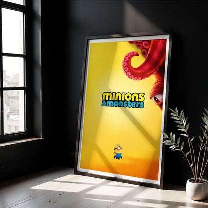 Flex Designs Poster Minions & Monsters Cinematic 5 x 7" Home Goods - Movie 2026 Movie Poster