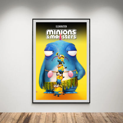 Flex Designs Poster Minions & Monsters Theatrical 5 x 7" Home Goods - Movie 2026 Movie Poster