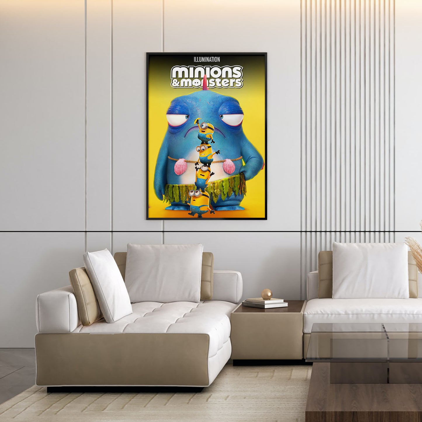 Flex Designs Poster Minions & Monsters Theatrical 11 x 17" Home Goods - Movie 2026 Movie Poster