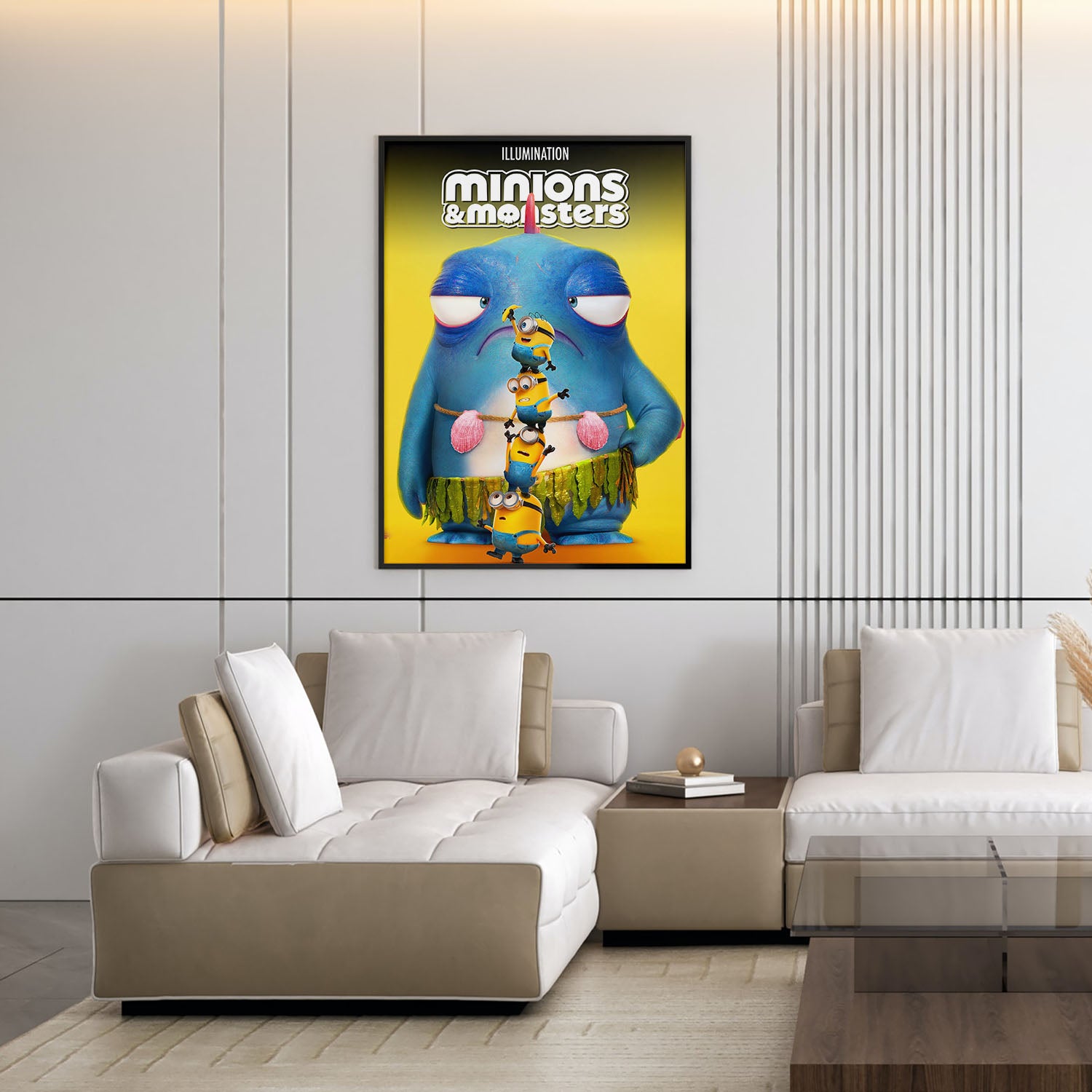 Flex Designs Poster Minions & Monsters Theatrical 11 x 17" Home Goods - Movie 2026 Movie Poster