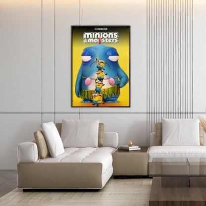 Flex Designs Poster Minions & Monsters Theatrical 11 x 17" Home Goods - Movie 2026 Movie Poster