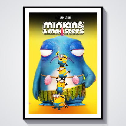 Flex Designs Poster Minions & Monsters Theatrical 5 x 7" Home Goods - Movie 2026 Movie Poster