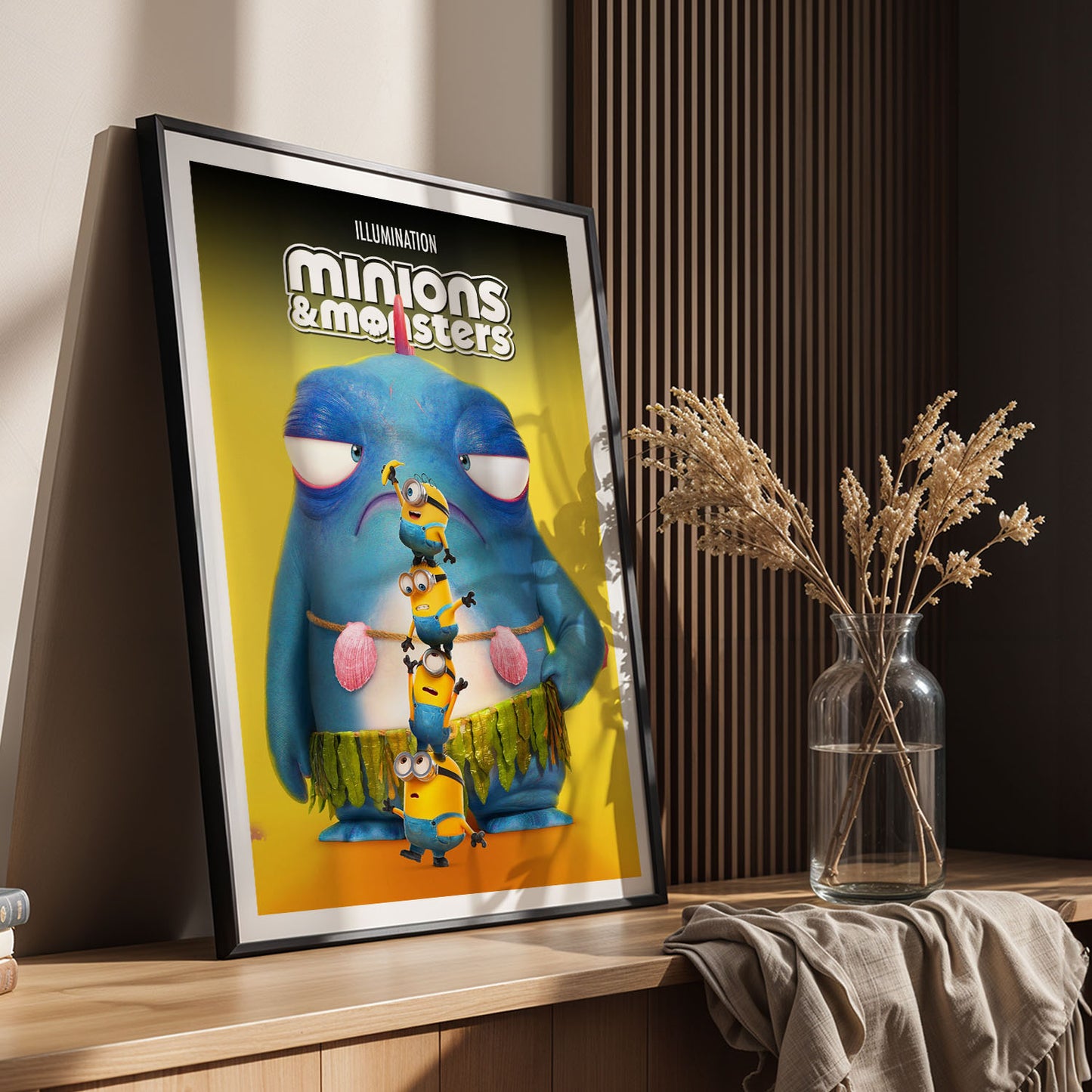 Flex Designs Poster Minions & Monsters Theatrical 11 x 17" Home Goods - Movie 2026 Movie Poster