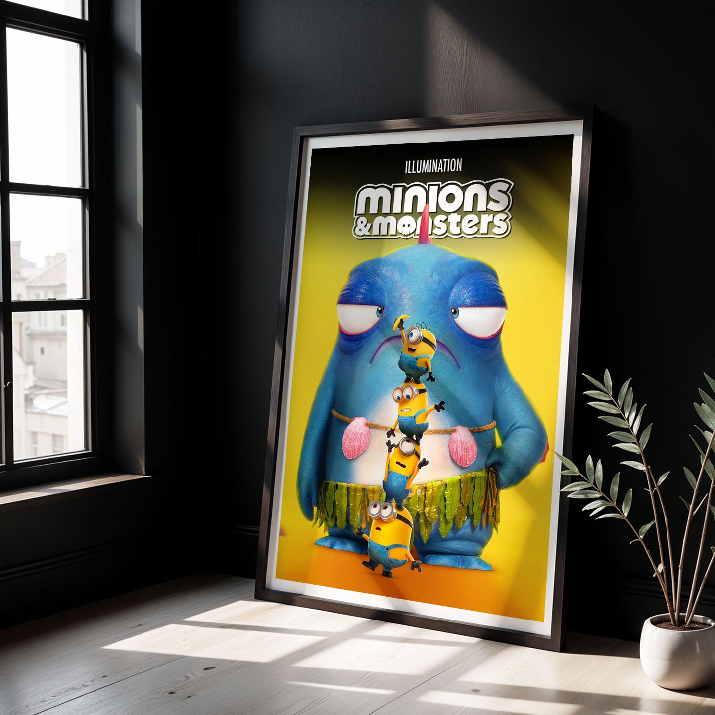Flex Designs Poster Minions & Monsters Theatrical 5 x 7" Home Goods - Movie 2026 Movie Poster