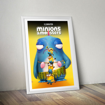Flex Designs Poster Minions & Monsters Theatrical 5 x 7" Home Goods - Movie 2026 Movie Poster