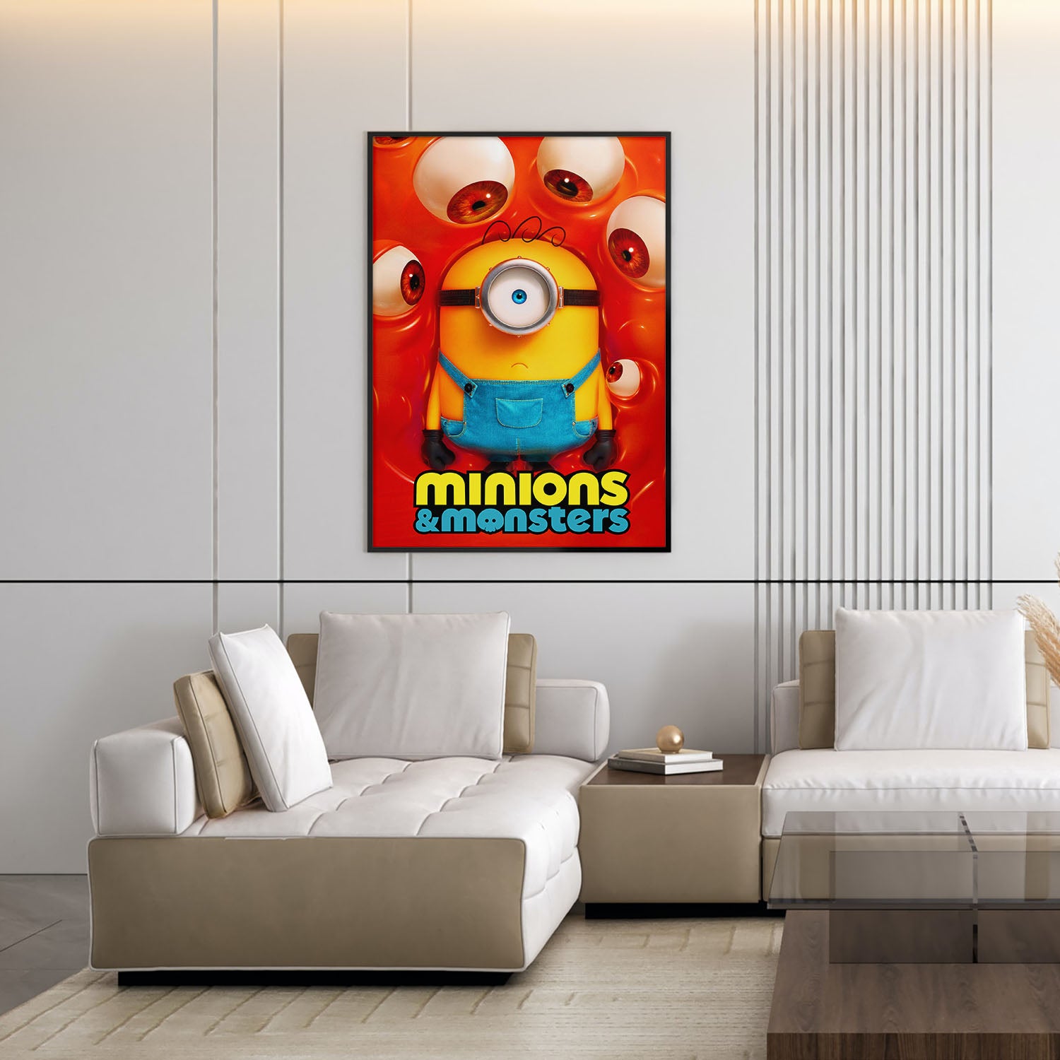 Flex Designs Poster Minions & Monsters 11 x 17" Home Goods - Movie 2026 Movie Poster