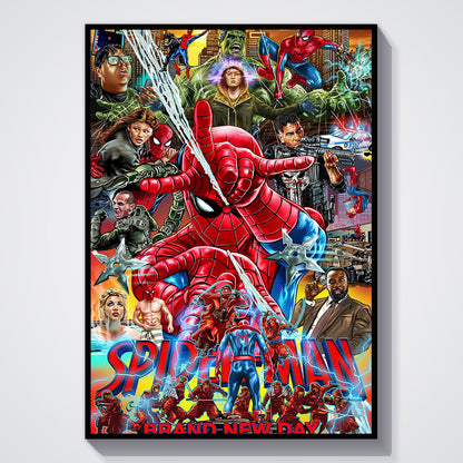 Flex Designs Poster SpiderMan Brand New Day 11 x 17" Home Goods - Movie 2026 Movie Poster