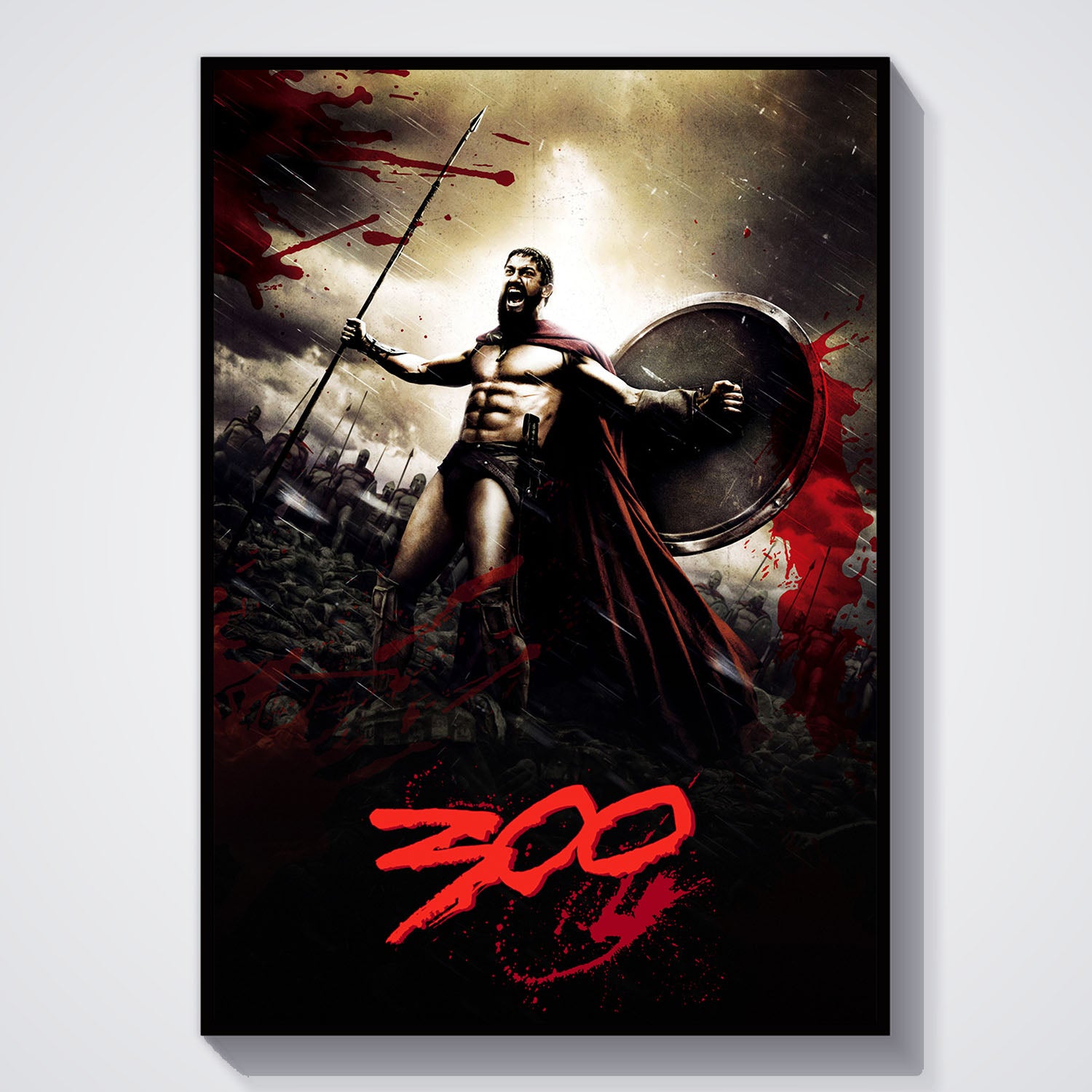 Flex Designs Poster 300 Cinematic 11 x 17" Home Goods - Movie 2007 Movie Poster