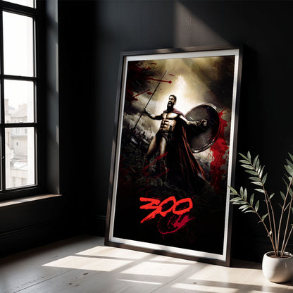 Flex Designs Poster 300 Cinematic 5 x 7" Home Goods - Movie 2007 Movie Poster