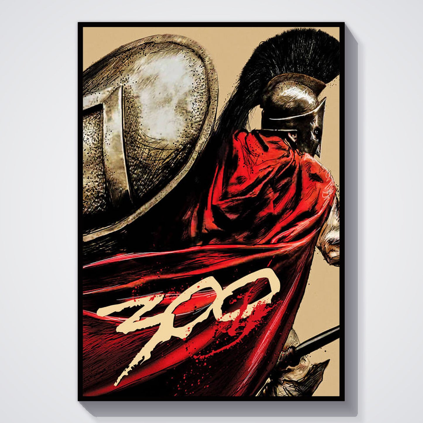 Flex Designs Poster 300 Theatrical 11 x 17" Home Goods - Movie 2007 Movie Poster