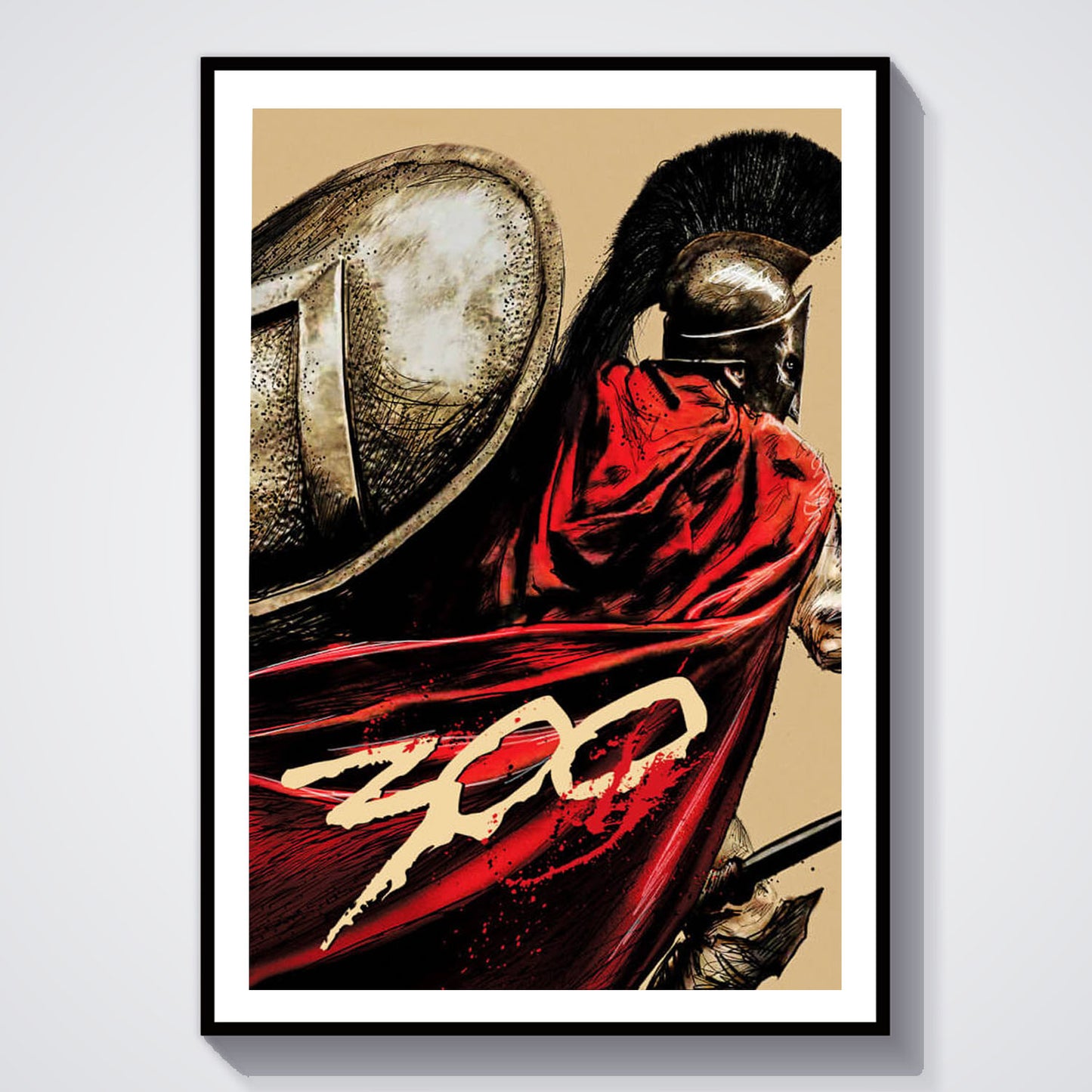 Flex Designs Poster 300 Theatrical 5 x 7" Home Goods - Movie 2007 Movie Poster