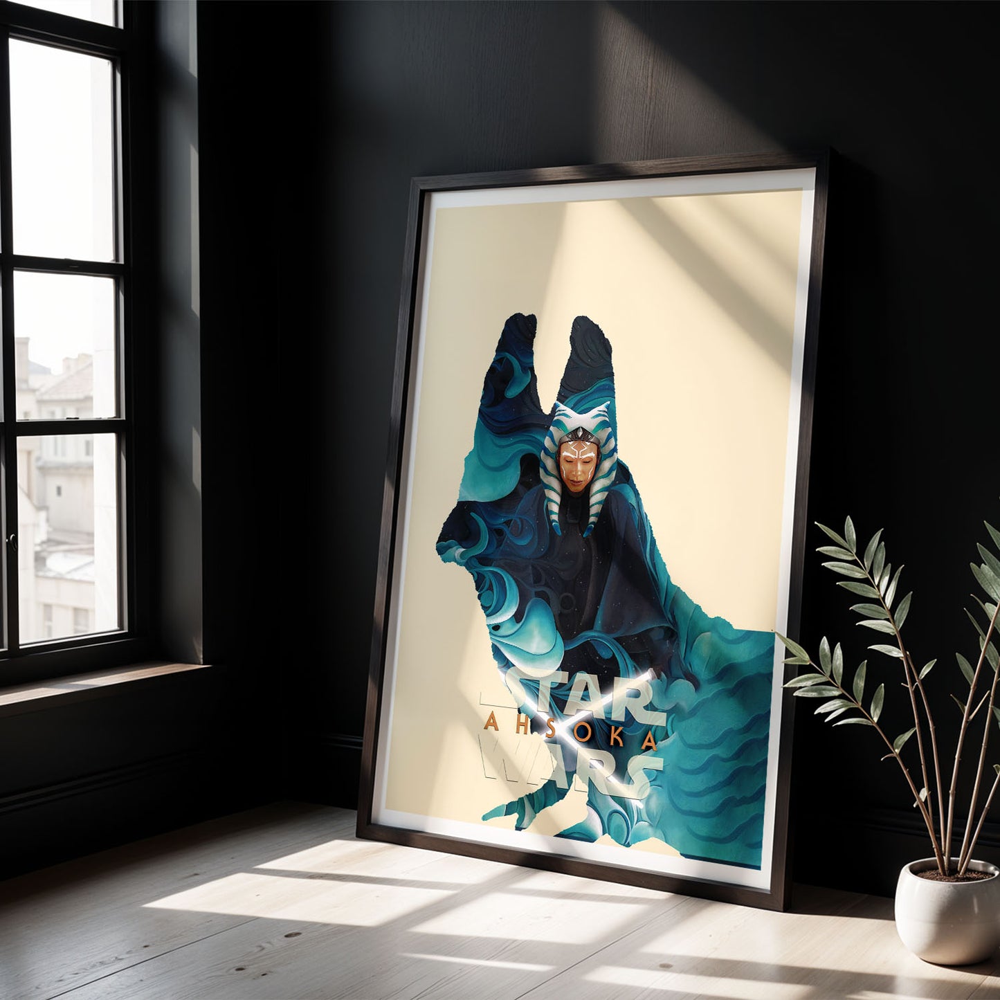 Flex Designs Poster Ahsoka Sketch 5 x 7" Home Goods - TV show 2023 TV show Poster