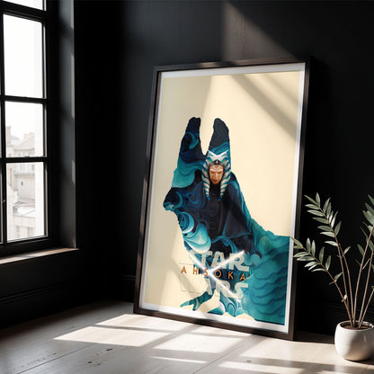 Flex Designs Poster Ahsoka Sketch 5 x 7" Home Goods - TV show 2023 TV show Poster