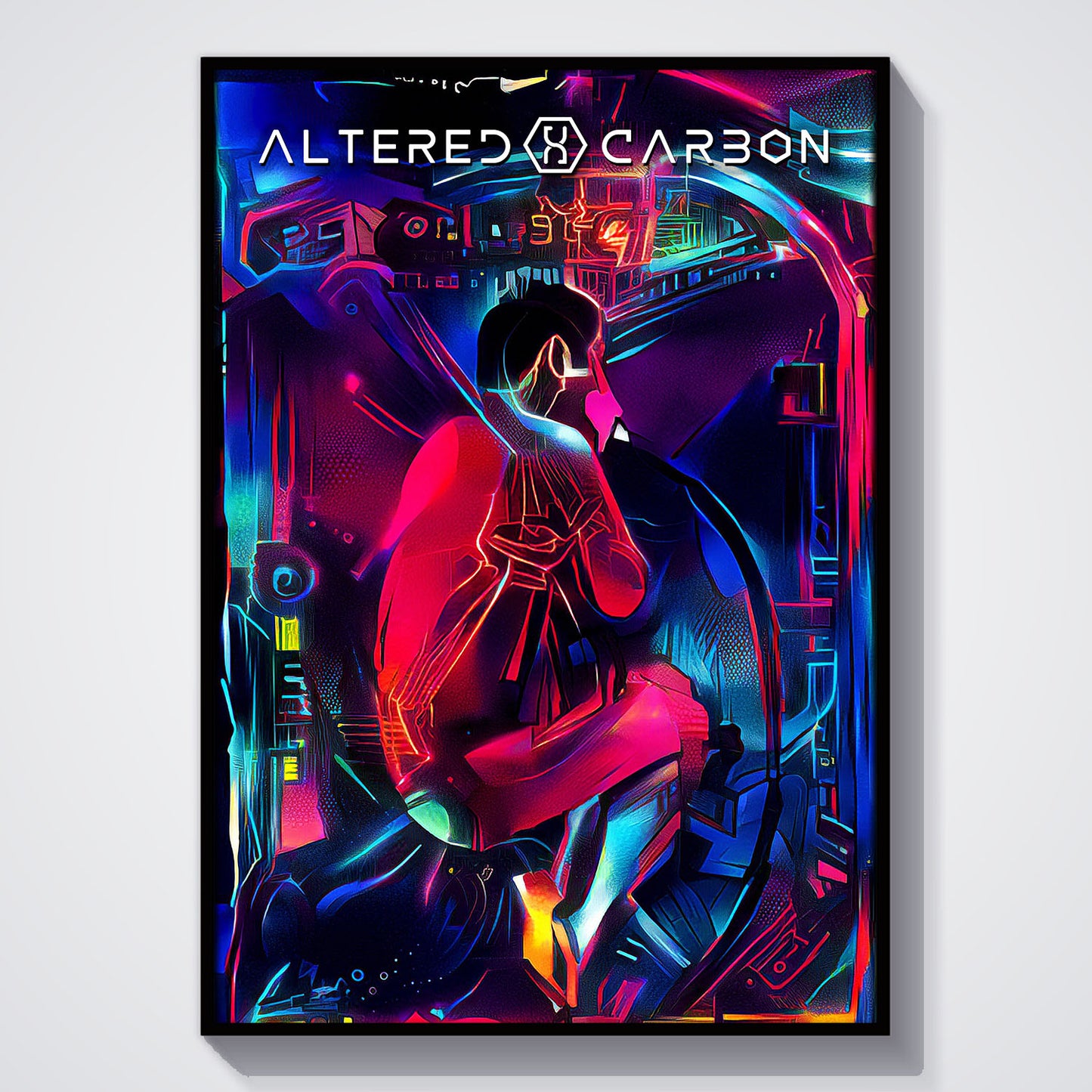 Flex Designs Poster Altered Carbon Sketch 11 x 17" Home Goods - TV show 2018 TV show Poster