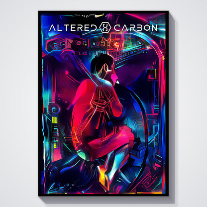 Flex Designs Poster Altered Carbon Sketch 11 x 17" Home Goods - TV show 2018 TV show Poster