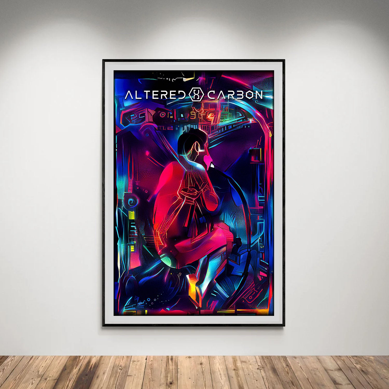 Flex Designs Poster Altered Carbon Sketch 5 x 7" Home Goods - TV show 2018 TV show Poster