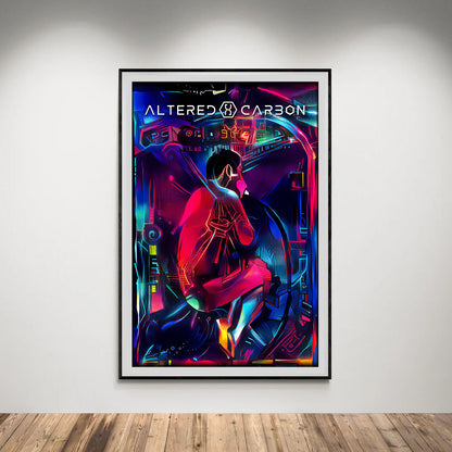 Flex Designs Poster Altered Carbon Sketch 5 x 7" Home Goods - TV show 2018 TV show Poster