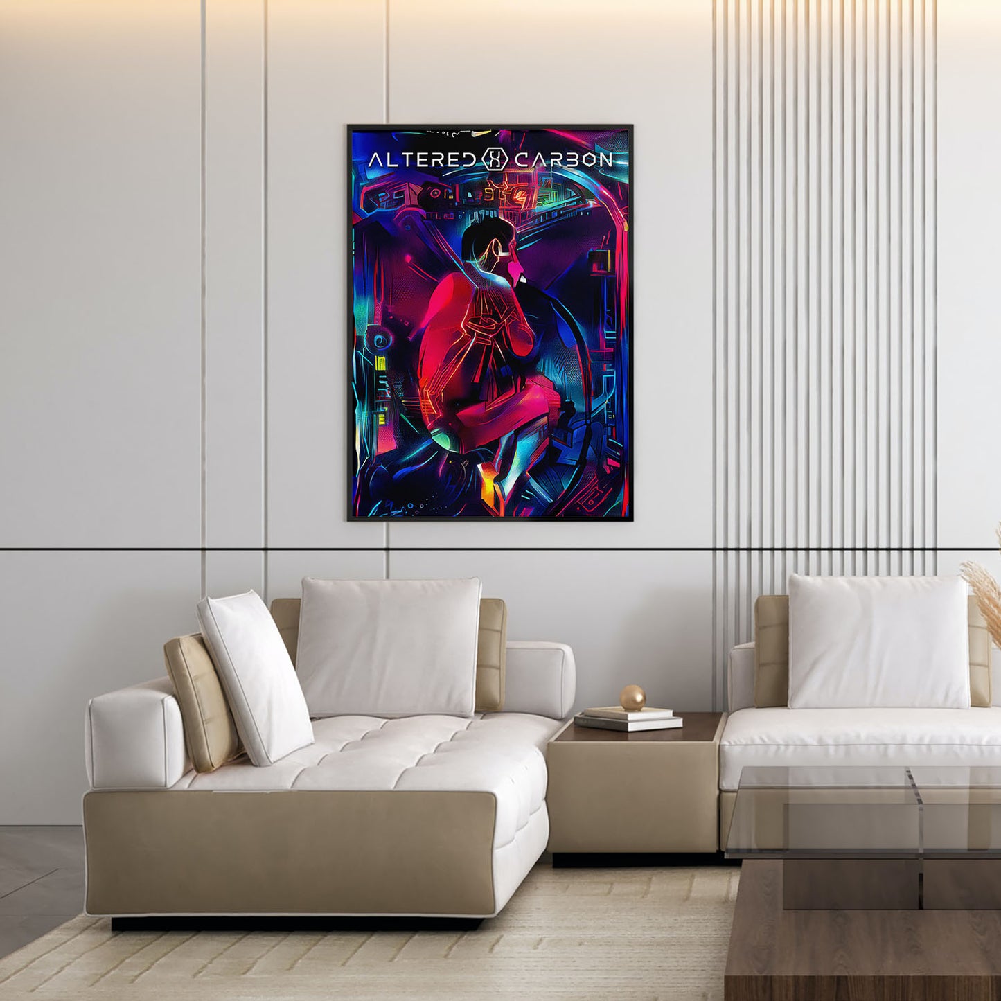 Flex Designs Poster Altered Carbon Sketch 11 x 17" Home Goods - TV show 2018 TV show Poster