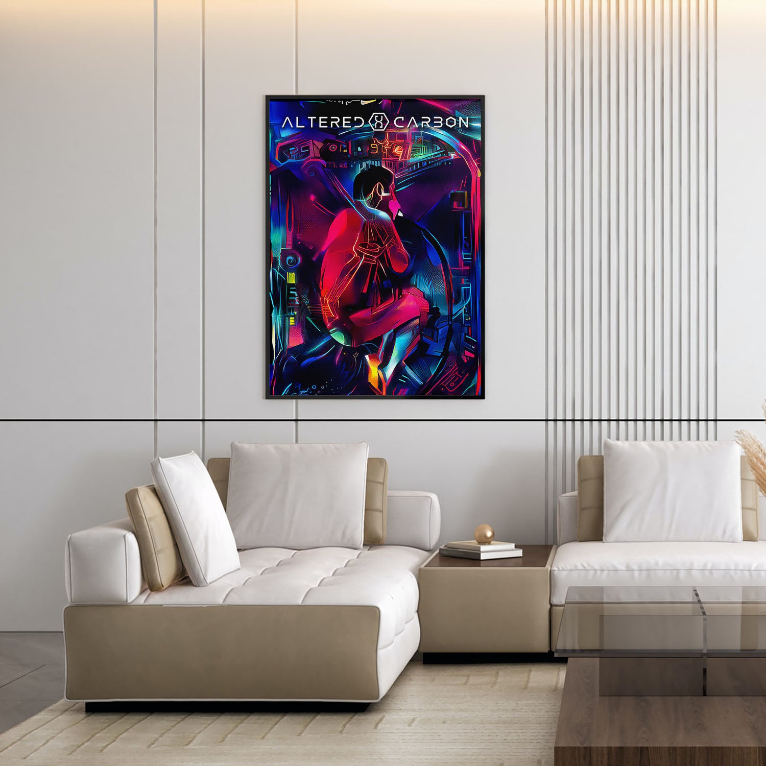 Flex Designs Poster Altered Carbon Sketch 11 x 17" Home Goods - TV show 2018 TV show Poster