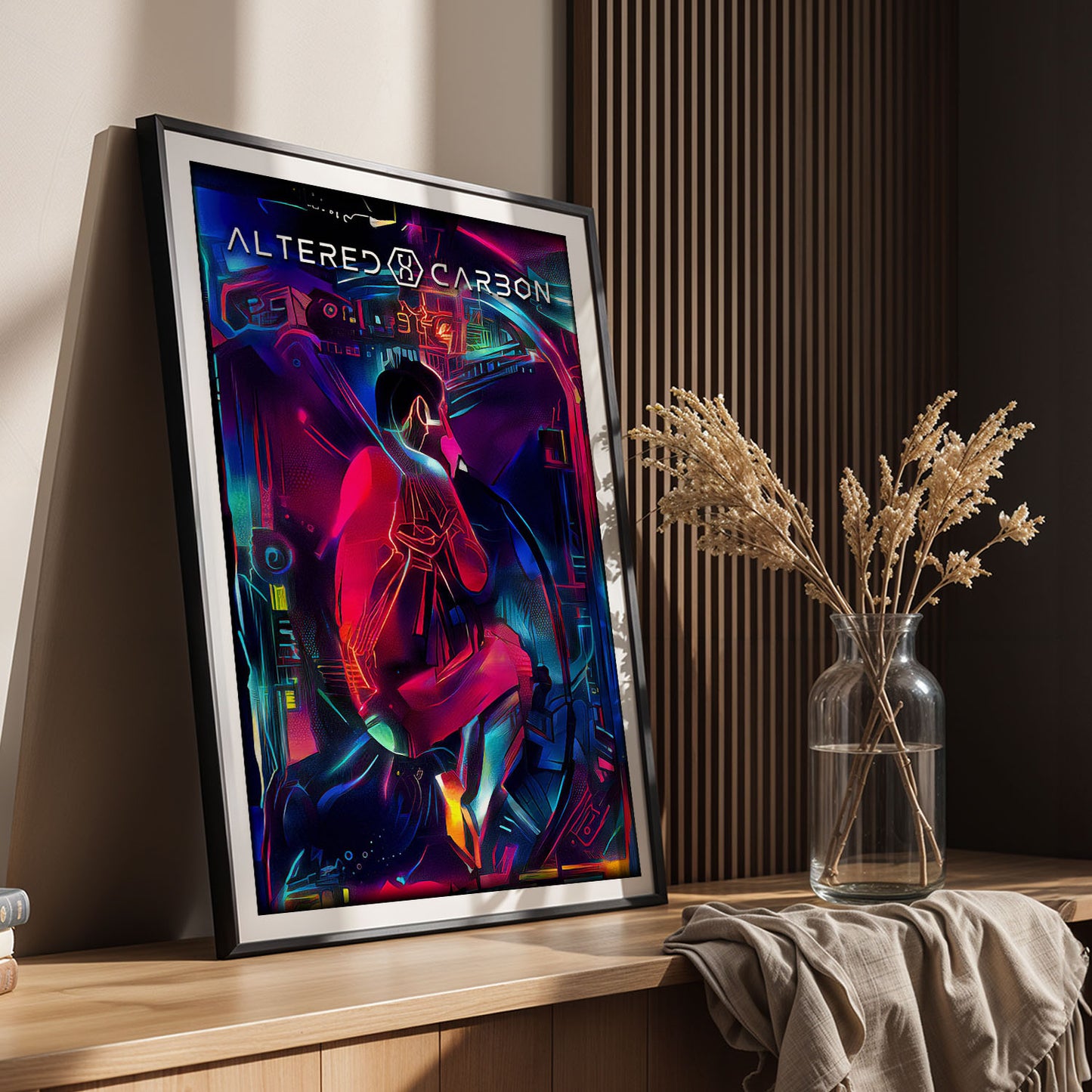 Flex Designs Poster Altered Carbon Sketch 11 x 17" Home Goods - TV show 2018 TV show Poster