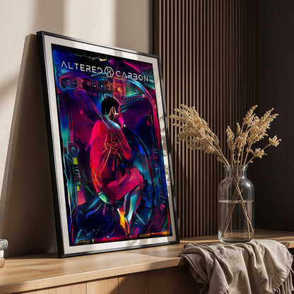 Flex Designs Poster Altered Carbon Sketch 11 x 17" Home Goods - TV show 2018 TV show Poster