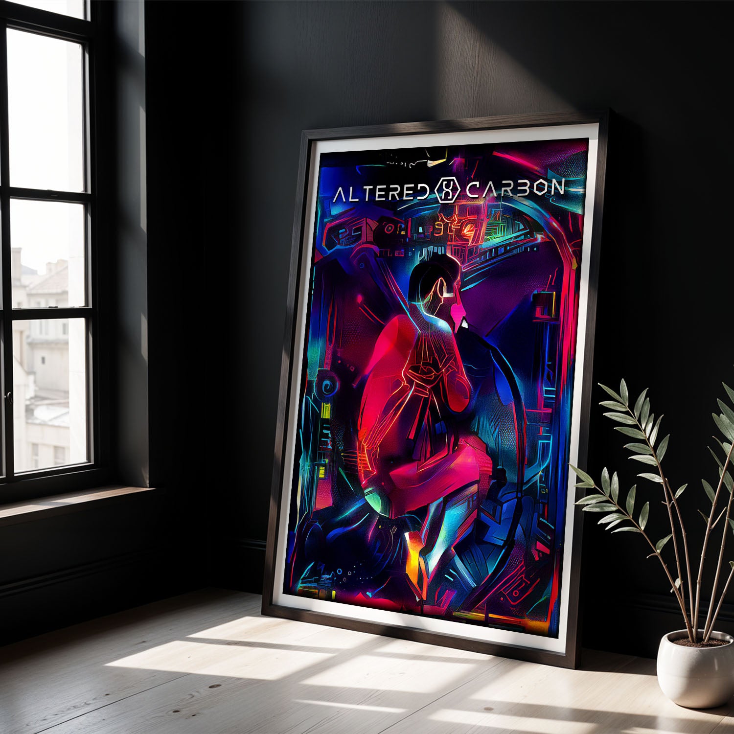 Flex Designs Poster Altered Carbon Sketch 5 x 7" Home Goods - TV show 2018 TV show Poster