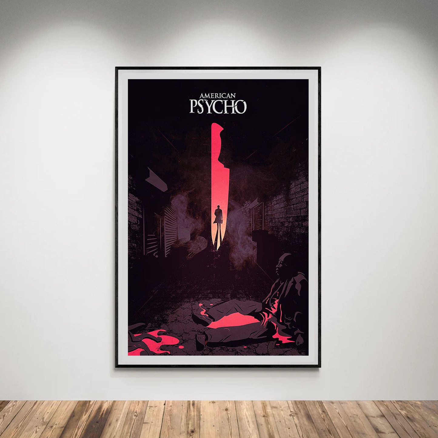 Flex Designs Poster American Psycho Minimalist 5 x 7" Home Goods - Movie 2000 Movie Poster