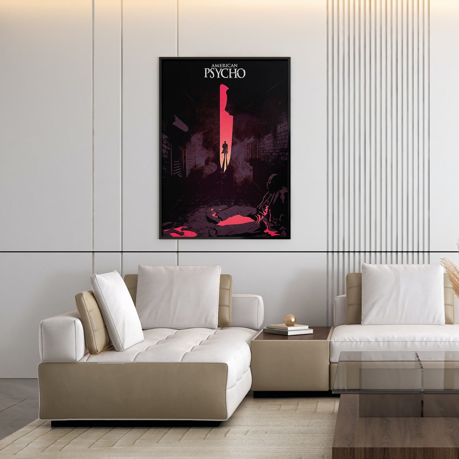 Flex Designs Poster American Psycho Minimalist 11 x 17" Home Goods - Movie 2000 Movie Poster